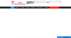 Desktop Screenshot of hotelroyaleresidency.com